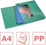Esselte Mapa cu elastic Colour breeze, PP, A4, 200 coli Esselte verde E626260