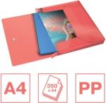 Esselte Mapa cu elastic Colour breeze Jumbo, PP, A4, 350 coli Esselte corai E628451