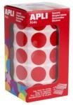 APLI Etikett, 20mm kör, kézzel írható, tekercsben, színes, APLI, piros 1700 etikett/csomag (LCA4861) (04861)