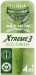 Wilkinson Sword Aparate de ras, 4buc - Wilkinson Sword Xtreme3 Eco Green 4 buc