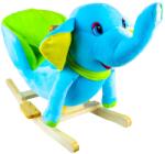  Elefant balansoar pentru bebelusi, lemn + plus, albastru, 60x34x45 cm (NBN000XL-503) Sezlong balansoar bebelusi