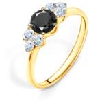 SAVICKI Inel de logodnă Fairytale: aur, diamant negru - savicki - 11 482,00 RON