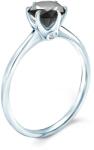 SAVICKI Inel de logodnă The Journey: aur alb, diamant negru - savicki - 12 561,00 RON