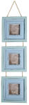 Clayre & Eef Rama foto de perete lemn albastru 16x2x64 cm (2F0877)