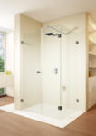 RIHO Scandic X204 80x80 cm-es nyíló ajtós zuhanykabin átlátszó, balos, króm G001077120 (G001077120)