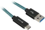 Sharkoon USB 3.1 A-C black / blue 0.5m - Aluminum + Braid