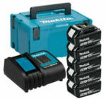 Makita Set incarcator si acumulator Makita BL1830 + DC18RC 18 V | 3 Ah (5x632G12-3+1x195584-2+1x821551)