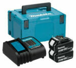 Makita BL1850 + DC18RC set incarcator si acumulator 18 V | 5 Ah (2x632F15-1+1x195584-2+1x821551)