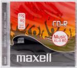 Maxell CD-R80 Music írható CD lemez, 1 db, 700MB, 10mm tok (624880) (624880)