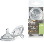 Tommee Tippee Комплект биберони Tommee Tippee - Easi Vent, 1 капка, 2 броя (TT.0004) - ozone