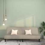 vidaXL Canapea extensibilă cu 2 locuri, gri deschis, microfibră (340661) Canapea