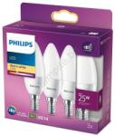 Philips К-кт 3бр. LED крушки Philips B35 E14/4W/230V 2700K (P5098)
