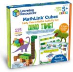 Learning Resources Set MathLink Dinozauri, 115 piese, 5 ani+ (LSP9330-UK)