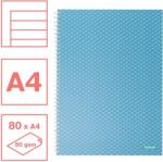 Esselte Caiet de birou Colour Breeze, carton, A4, 80 coli, cu spira, dictando Esselte albastru E628481