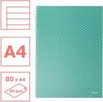 Esselte Caiet de birou Colour Breeze, carton, A4, 80 coli, cu spira, dictando Esselte verde E628482