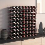 vidaXL Suport sticle de vin, 72 sticle, maro, lemn masiv de pin (340894) Suport sticla vin