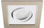 STRÜHM Borys négyzet alakú spot keret bézs/fehér, GU10-es foglalattal (03220)