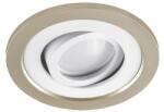 STRÜHM Borys kör alakú spot keret bézs/fehér, GU10-es foglalattal (03226)