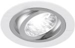 STRÜHM Alum kör alakú spot keret fehér/króm, GU10-es foglalattal (03222)