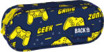 BackUP Penar oval școlar BackUp A - Game Zone, 1 fermoar (PB4A110) Penar