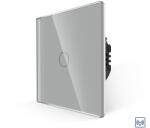 Luxion Intrerupator Simplu RF433 cu Touch din Sticla LUXION - culoare gri
