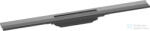 Hansgrohe RAINDRAIN FLEX zuhanyfolyóka színkészlet 700 mm, méretre vágható, szálcsiszolt fekete/króm 56043340 (56043340)