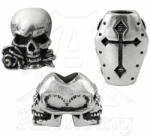Alchemy gothic мъниста (3pcs) to коса (брада) ALCHEMY GOTHIC - Янус / ковчег / алхимик - ABR1