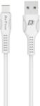 DeTech Кабел за данни DeTech DE-C27C, Type-C, 1.0m, Бял - 40111