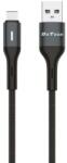 DeTech Кабел за данни DeTech DE-C38C, Type-C, 1.0m, Черен - 40199