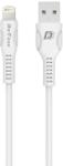 DeTech Кабел за данни DeTech DE-C27i, Lightning (iPhone 5/6/7/SE), 1.0m, Бял - 40110