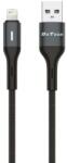DeTech Кабел за данни DeTech DE-C38i, Lightning, 1.0m, Черен - 40198