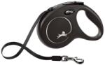 flexi New Classic L Leash Tape 8 m până la 50 kg Negru