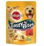 PEDIGREE Tasty Bites Chewy Slice Adult Dog Treat cu carne de vită 155g