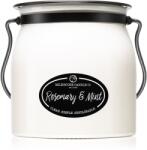 Milkhouse Candle Milkhouse Candle Co. Creamery Rosemary & Mint lumânare parfumată Butter Jar 454 g