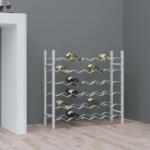 vidaXL Suport sticle de vin pentru 36 sticle, metal (340910) Suport sticla vin