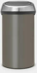 Brabantia Touch Bin érintésre nyíló szemetes 60 liter Platinum - 402463
