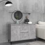 vidaXL Servantă, gri beton, 104x35x70 cm, PAL (806116) Comoda