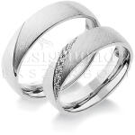  14 karátos fehérarany karikagyűrű L110 L110