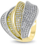  14 karátos sárga- és fehér arany gyűrű (AU1734) AU1734