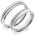  14 karátos fehérarany karikagyűrű L154 L154