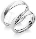  14 karátos fehérarany karikagyűrű L2 L2