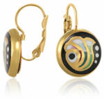  ZEMA Art Deco porcelán fülbevaló 9433-0014/P