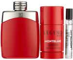 Mont Blanc Legend Red szett I. 100 ml eau de parfum + 7.5 ml mini parfum + 75 gramm stift dezodor (eau de parfum) uraknak garanciával