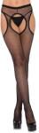 Leg Avenue Fishnet Suspender Hose 1941 Black