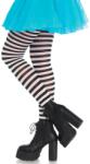 Leg Avenue Nylon Stripe Tights 7100 Black & White