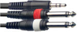 Stagg Кабел мини жак - два жака Stagg SYC1/MPSB2P E 1 метър
