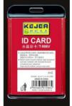 KEJEA Suport PP-PVC rigid, pentru ID carduri, 85 x 54mm, orizontal, KEJEA - rosu (KJ-T-984H-RE) - ihtis