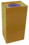Nobo Unobox fém szemetes kosár szelektív hulladékhoz, 100 l térfogat, sárga