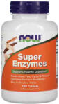 NOW Super Enzymes (Enzime Digestive cu Spectru Larg), Now Foods, 180 tablete