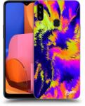 Picasee Husă neagră din silicon pentru Samsung Galaxy A20s - Burn